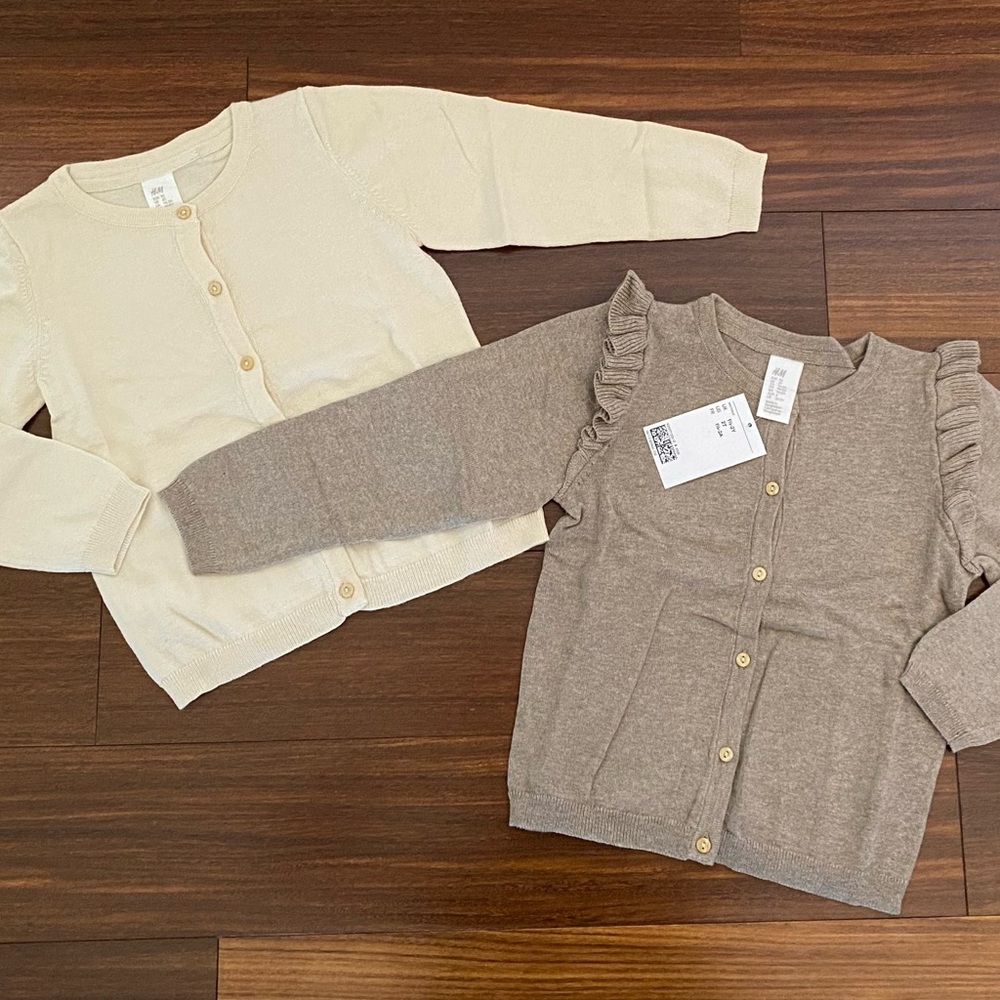 BNWT H&M Beautiful Knit Cardigan Set